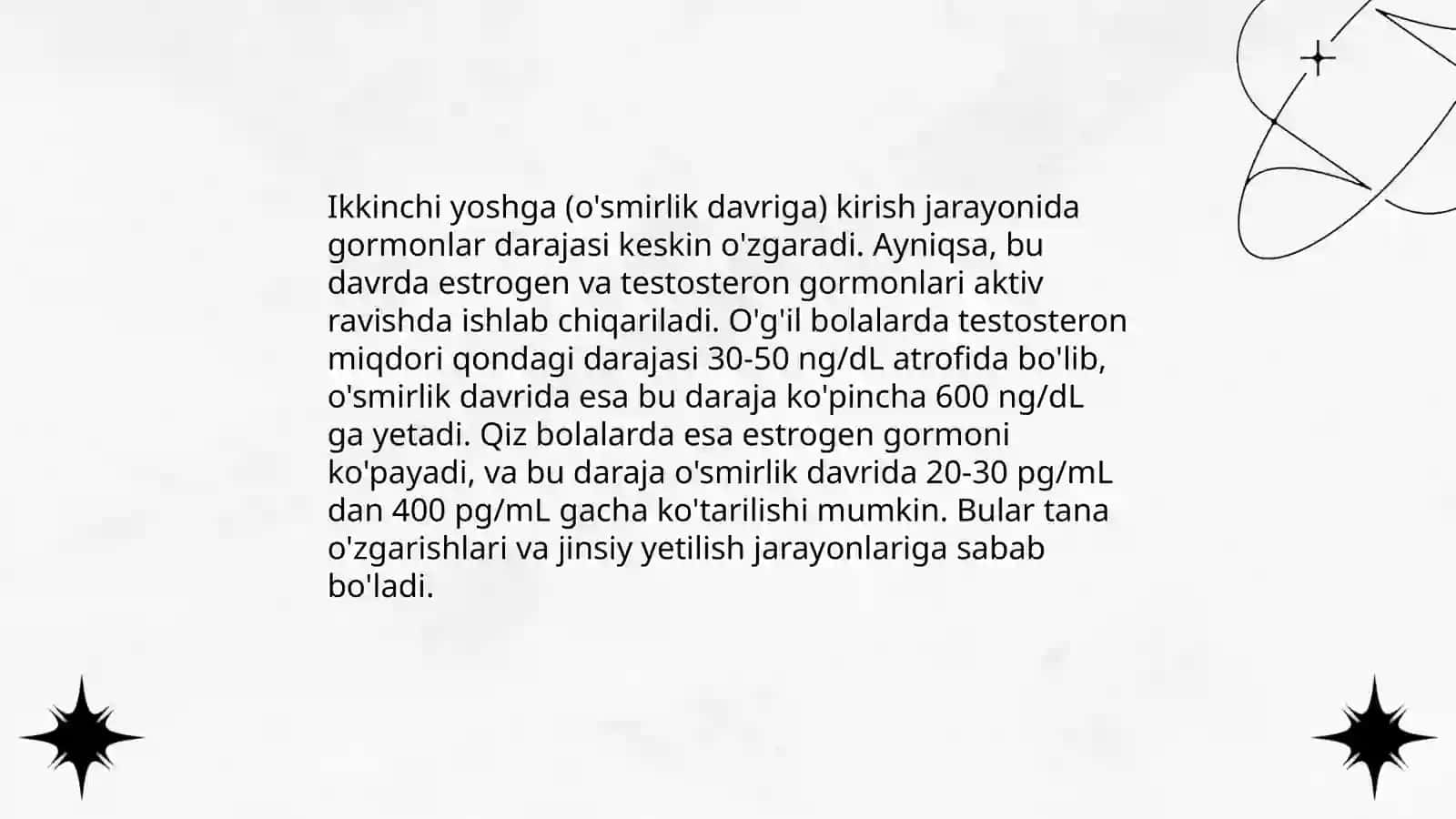 Ichki sekreciya bezlarining yosh xususiyatlari 4