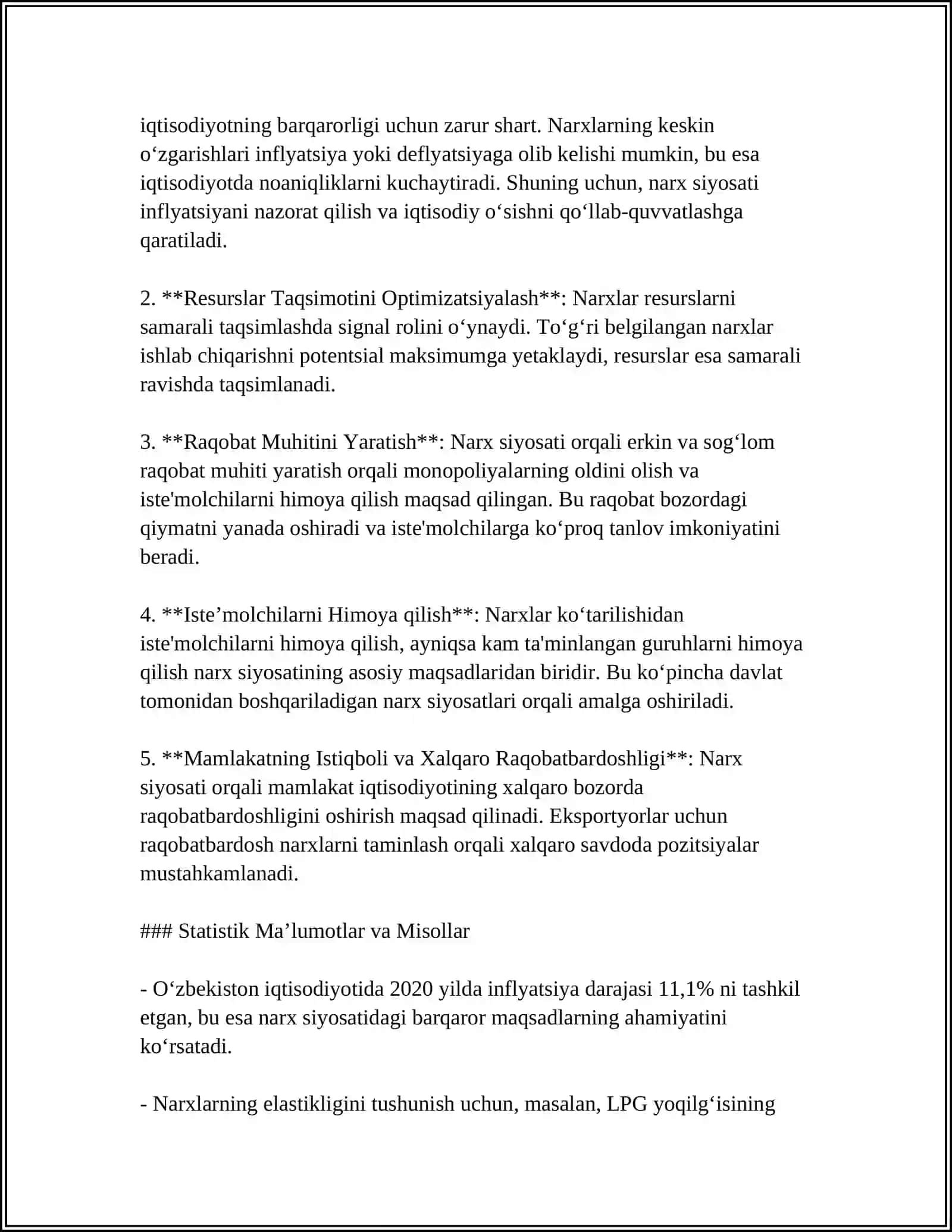 NARX SIYOSATI VA UNING O'ZBEKISTON AMALGA OSHIRILISH XUSUSIYATLARI 4