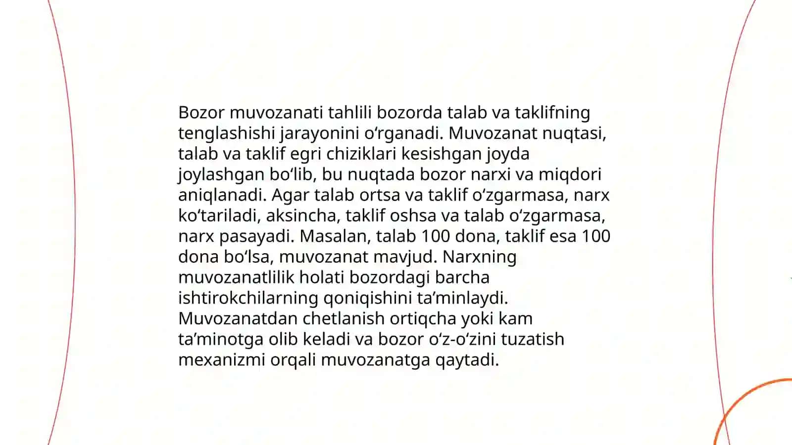 Iqtisodiy Muozanatlik va nisbatlar 4