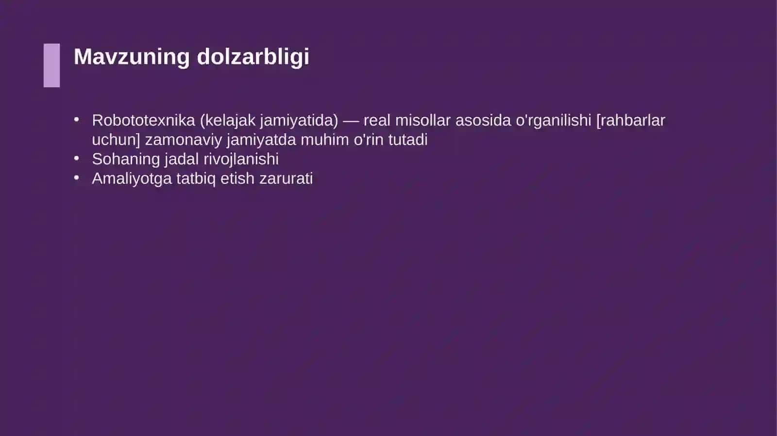 Robototexnika (kelajak jamiyatida) — real misollar asosida o'rganilishi [rahbarlar uchun] 4