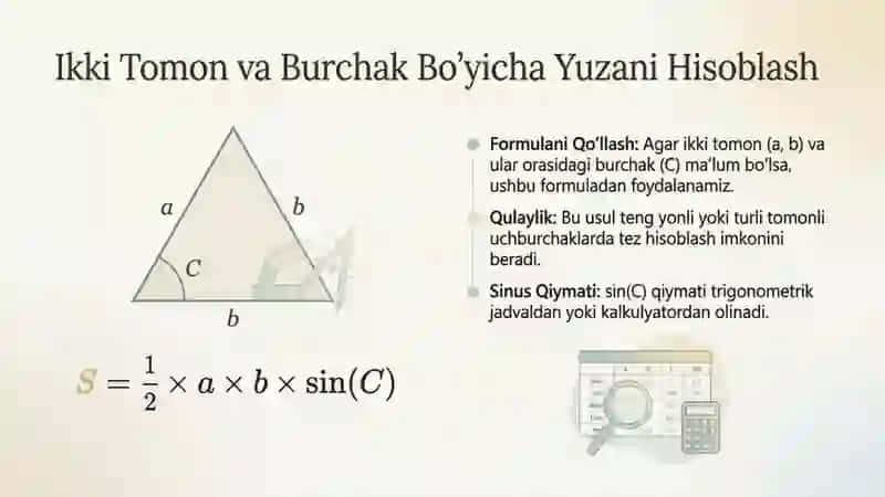 Uchburchak yuzi 4