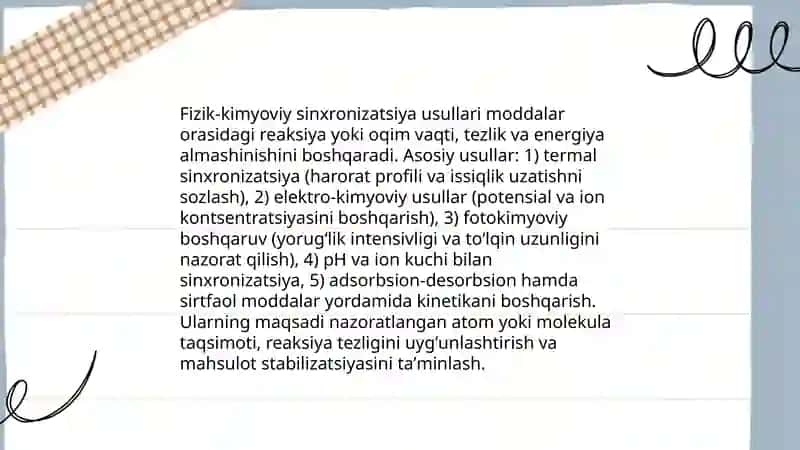 Moddalarni sinxronizatsiyalash usuli 4