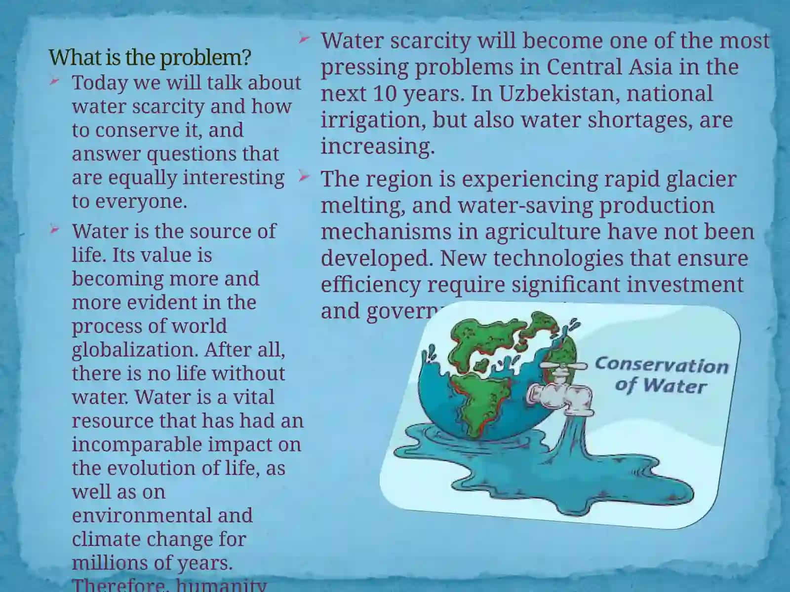Water conservation 4