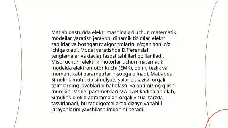 Elektr mashinalarining modellashtirish 4