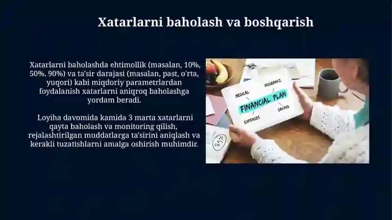 Investitsion loyihani amalga oshirish muddatlari 4