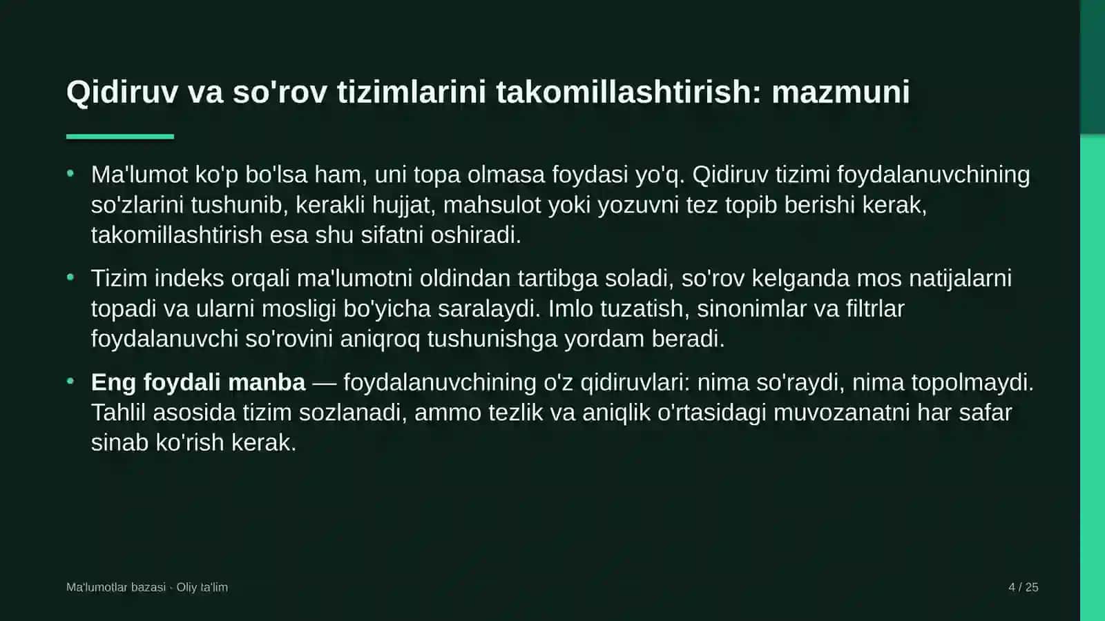 Aeroportlarda qidiruv va so'rov tizimlarini takomillashtirish 4