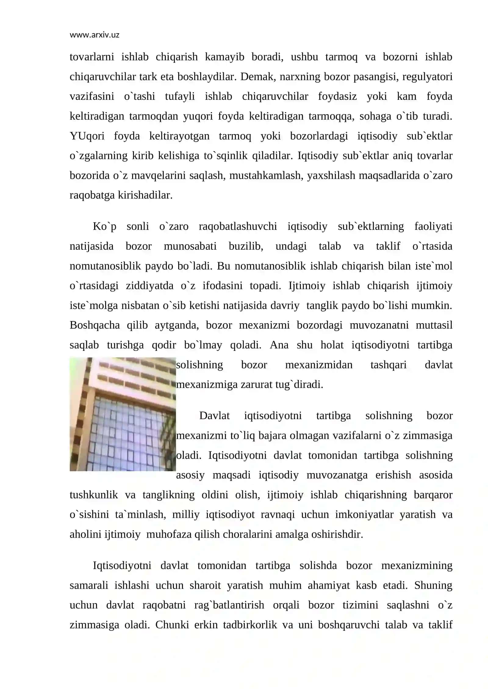 Iqtisodiyotni boshqarish va tartibga solishda davlatning roli 4