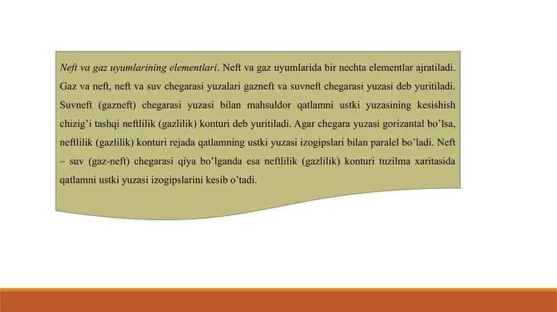 Neft va gaz uyumlarining genetik turlari. 4