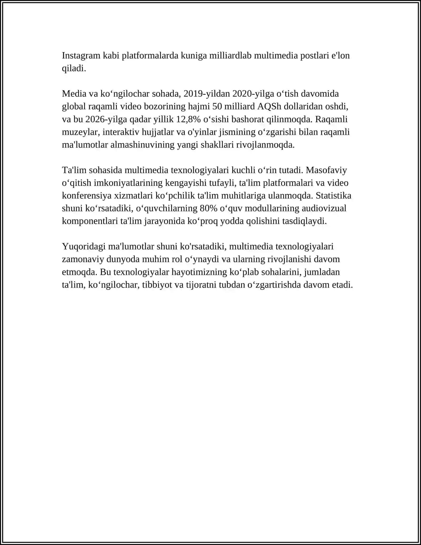 MULTIMEDIA 4