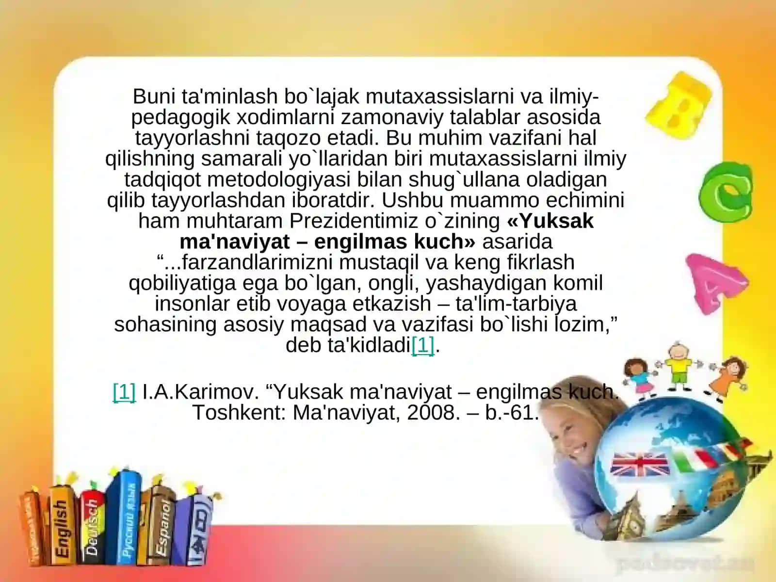 Boshlang’ich sinflarda tekshiruv diktantiva uni tashkil etish metodikasi 4
