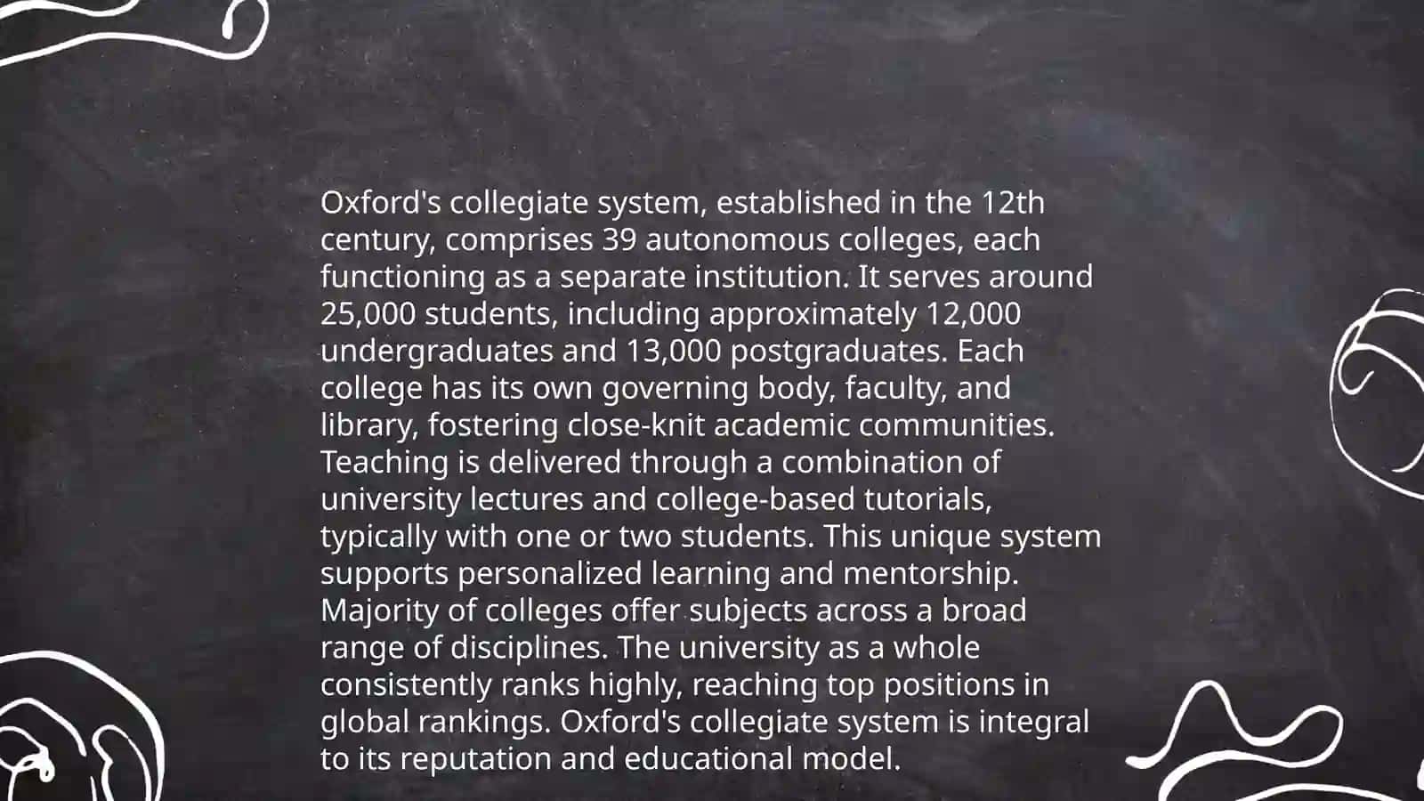 Oxford Universiteti haqida slayid tayyorlash 4