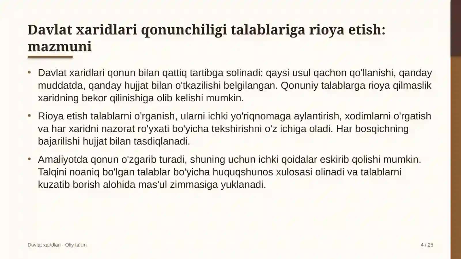 qog'oz sanoatida davlat xaridlari qonunchiligi talablariga rioya etish 8654 4