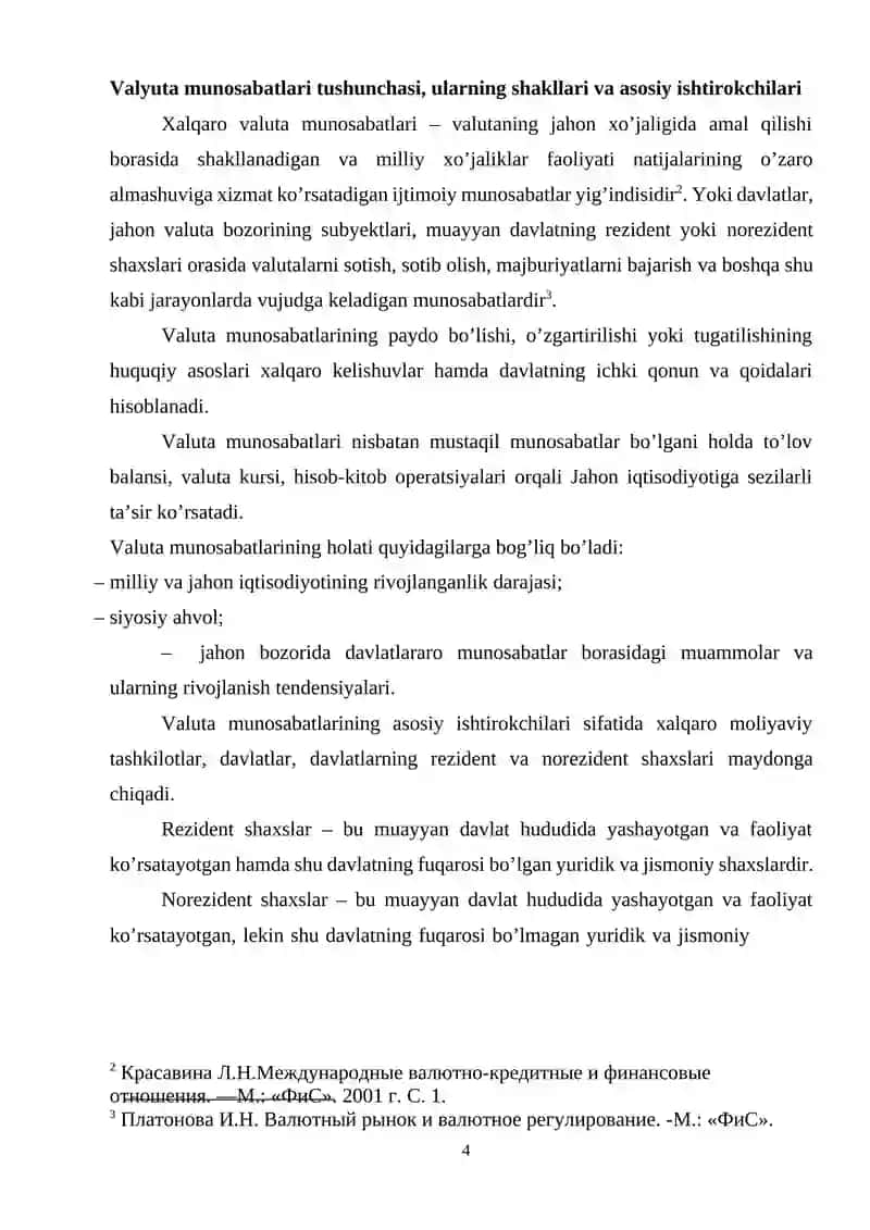 Xalqaro pul kredit munosabatlari va ulari tartibga solish 4