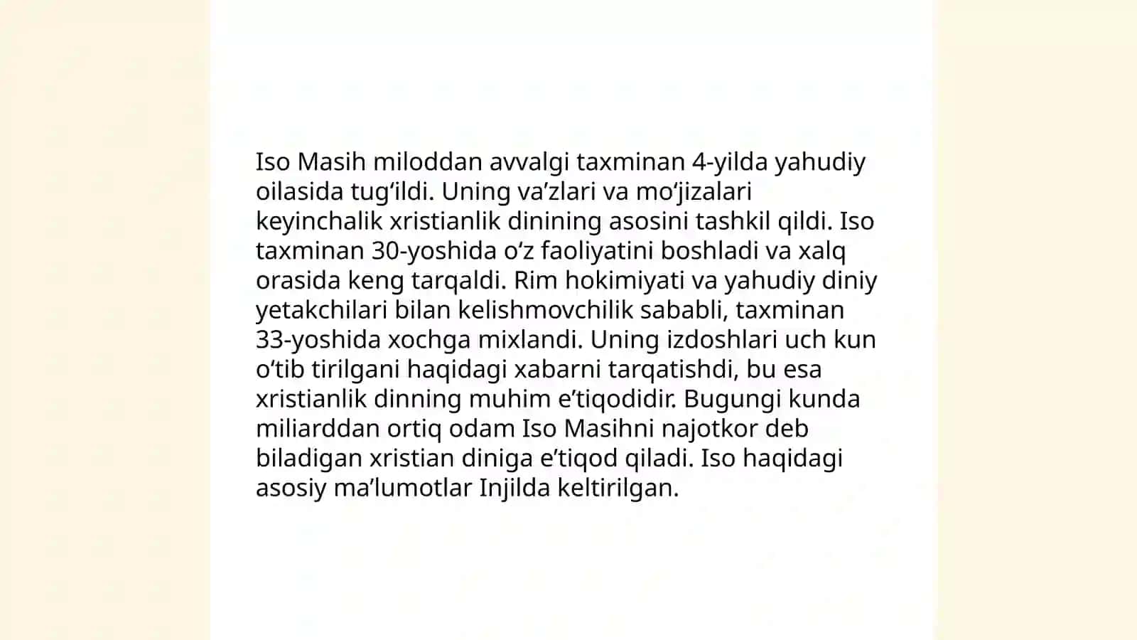 Xristianlik dini: tarixiy va asosiy gʻoyalari 4