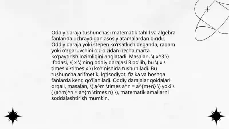 Sifat darajalari 4