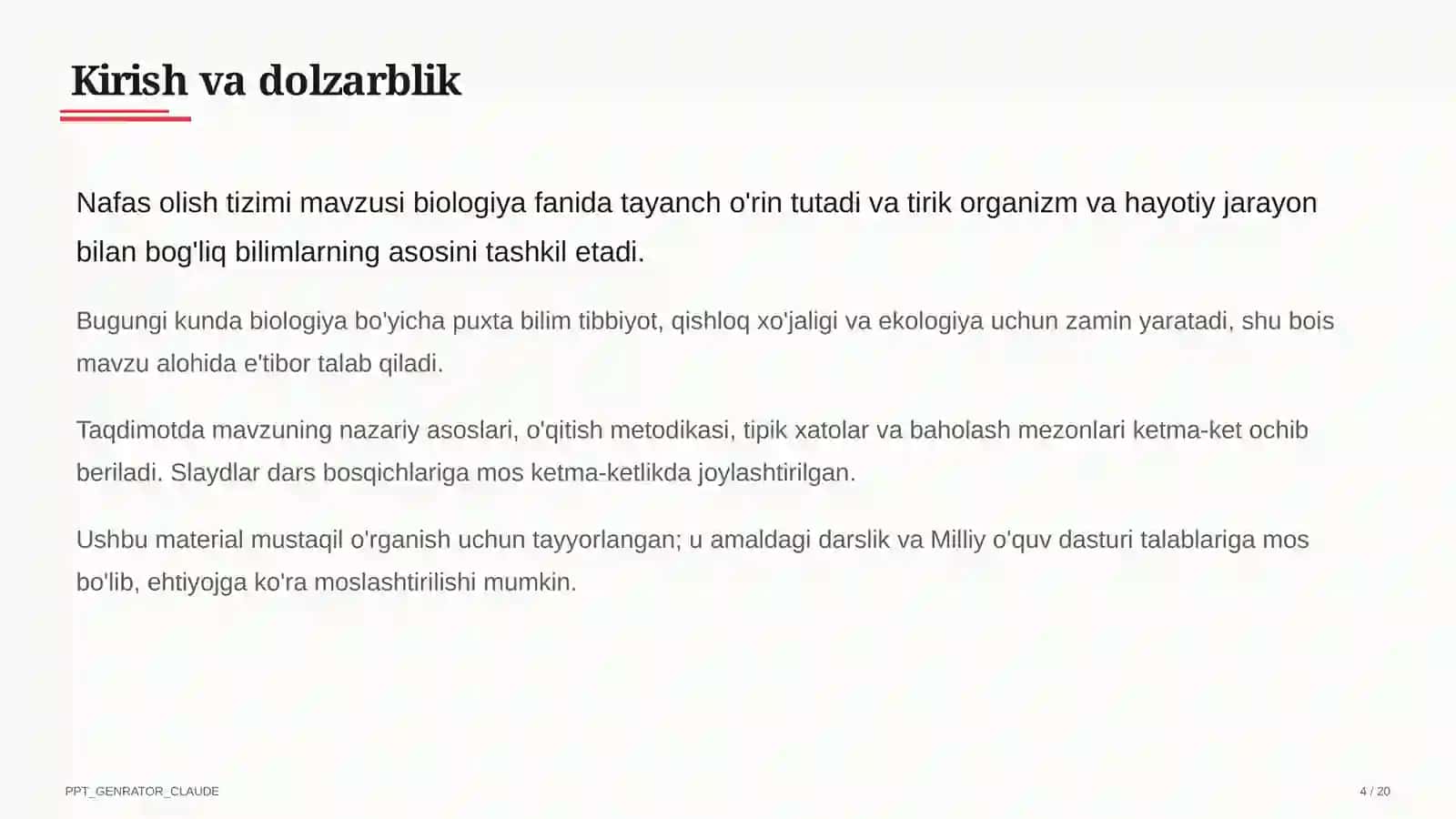 Nafas olish tizimi (8-sinf) 4