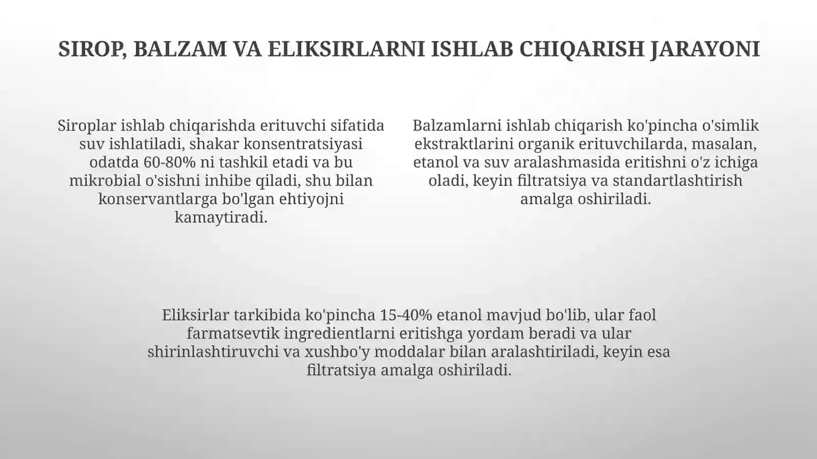 dorivorpreparatlarnisanoatdaishlabchiqarish.Sharbatlar.Balzamlar.Eliksirlar 4