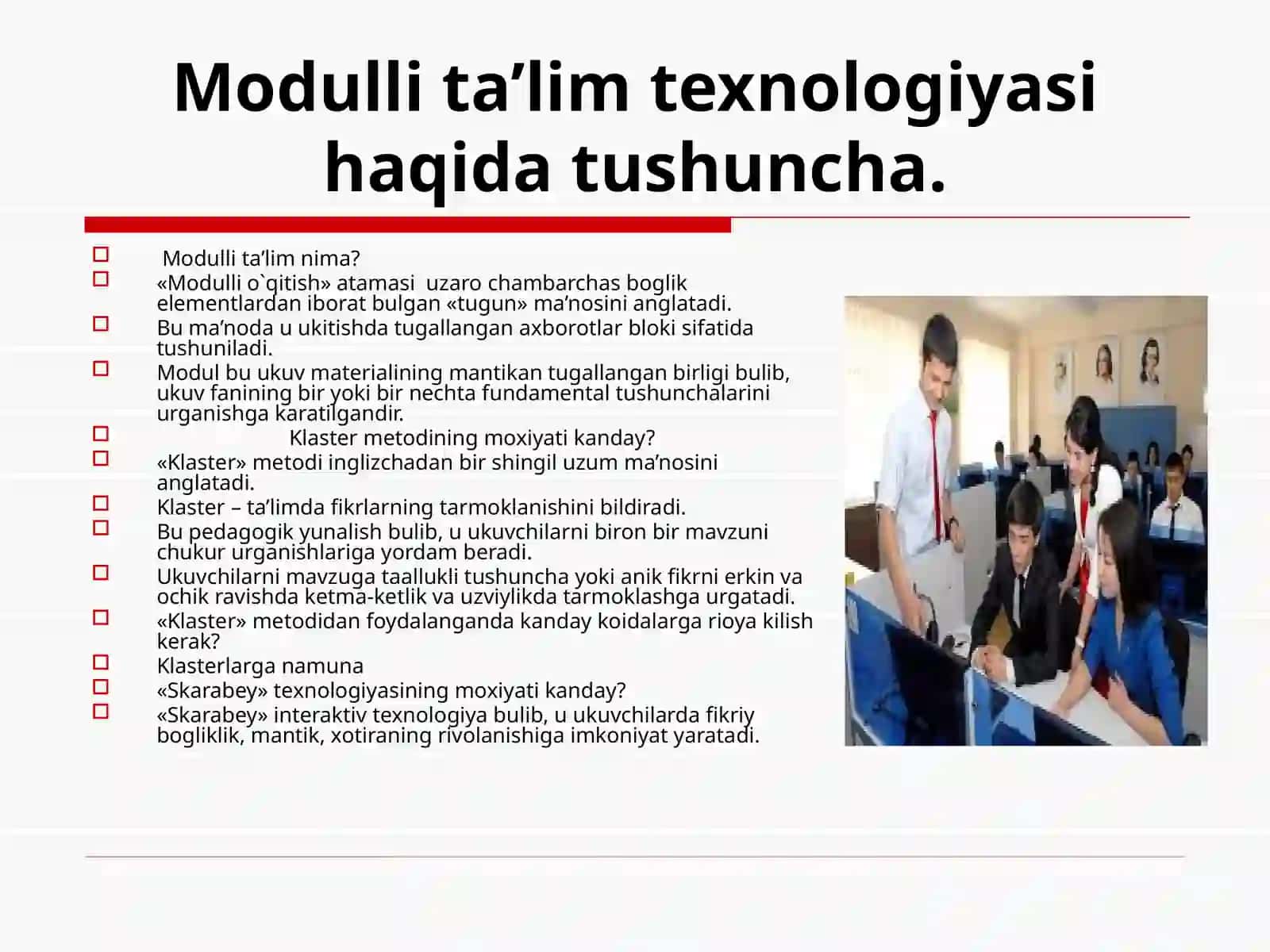 MUAMMOLITA’LIM TEXNOLOGIYALARI 4