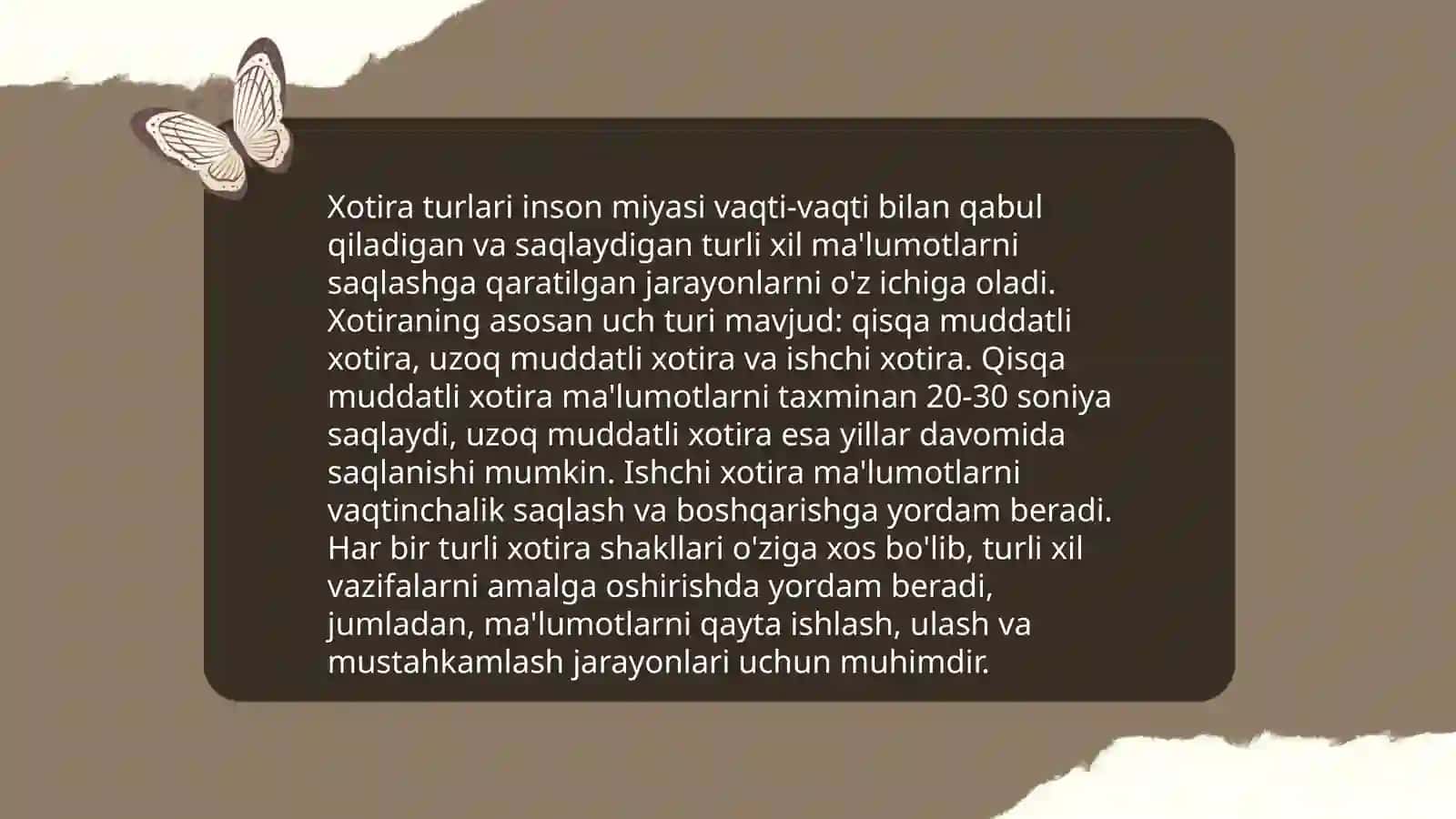 Xotira tushunchasi 4