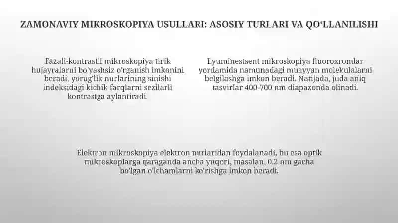 Zamonaviymikroskoplar 4