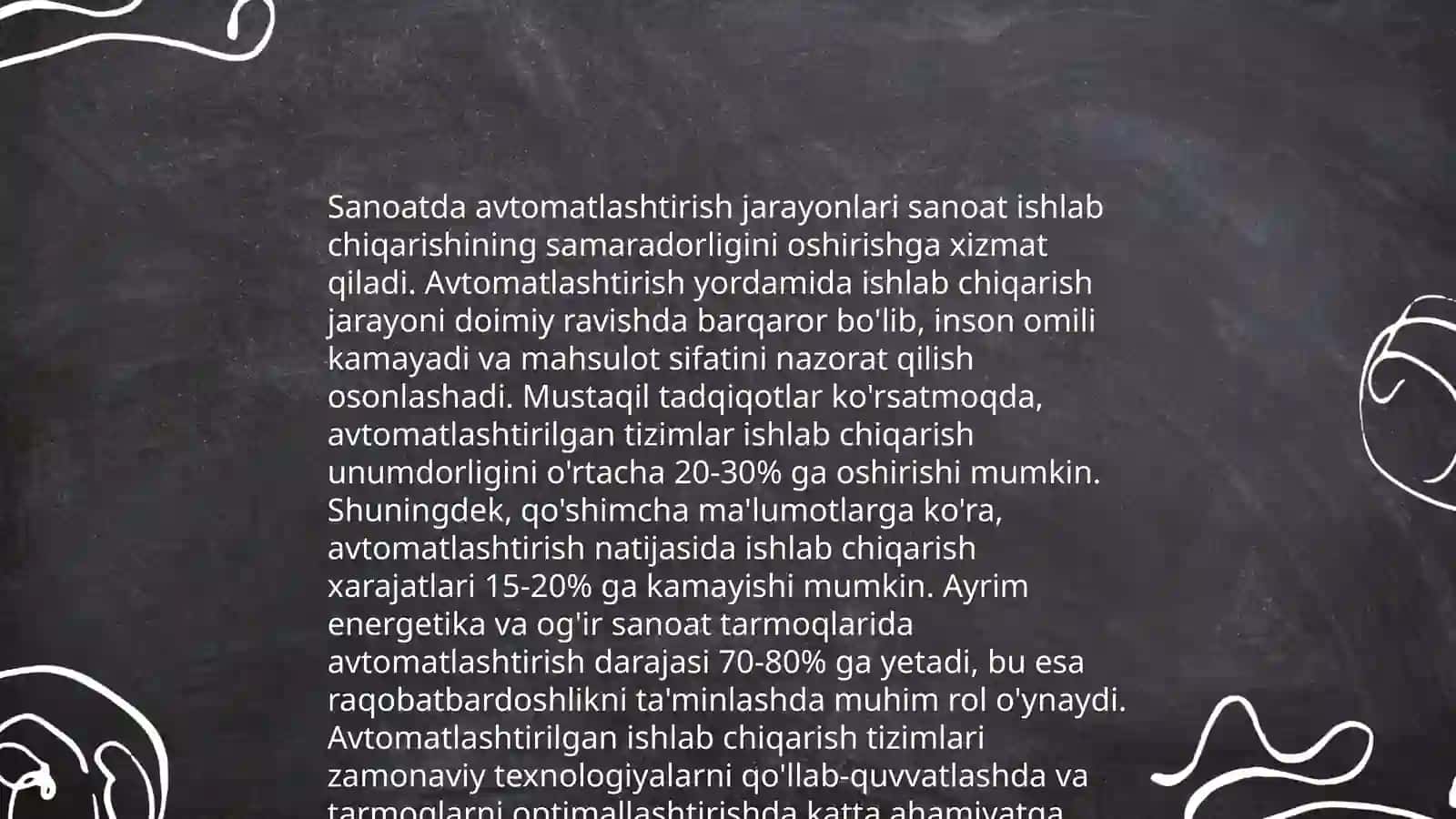 Qishloq xõjaligi va sanoat sohasidagi oʻzgarishlar 4