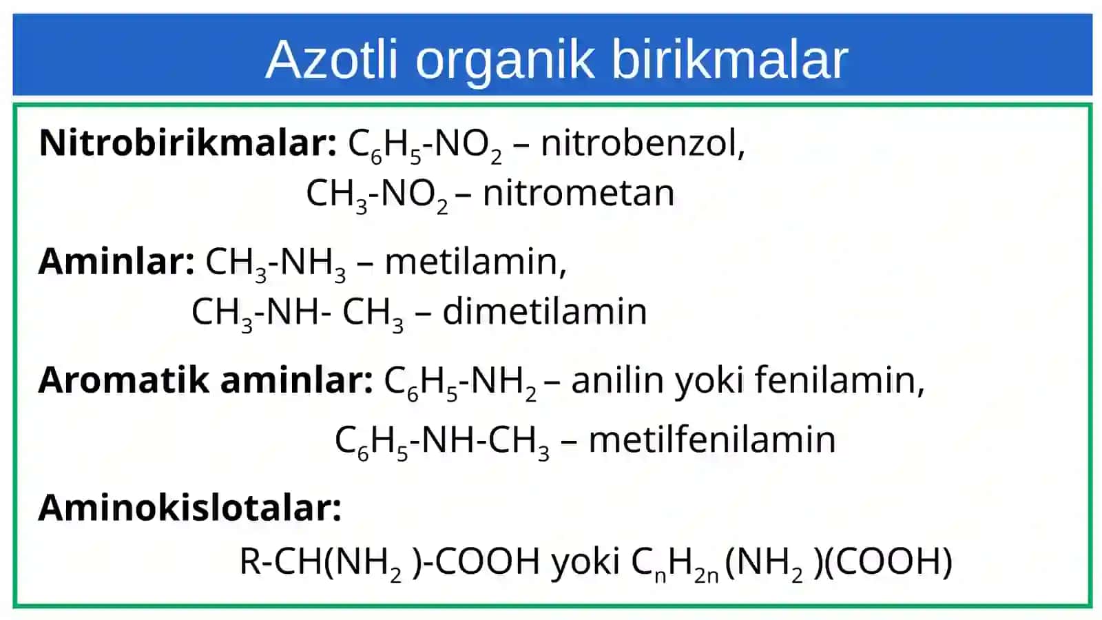 Azotli organik birikmalar 4
