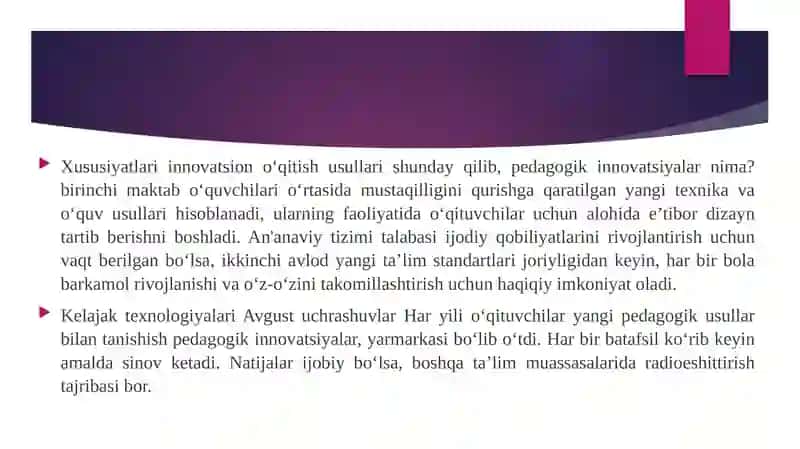 BOSHLANG‘ICH TA’LIMDA INNOVATSION JARAYONLAR 4