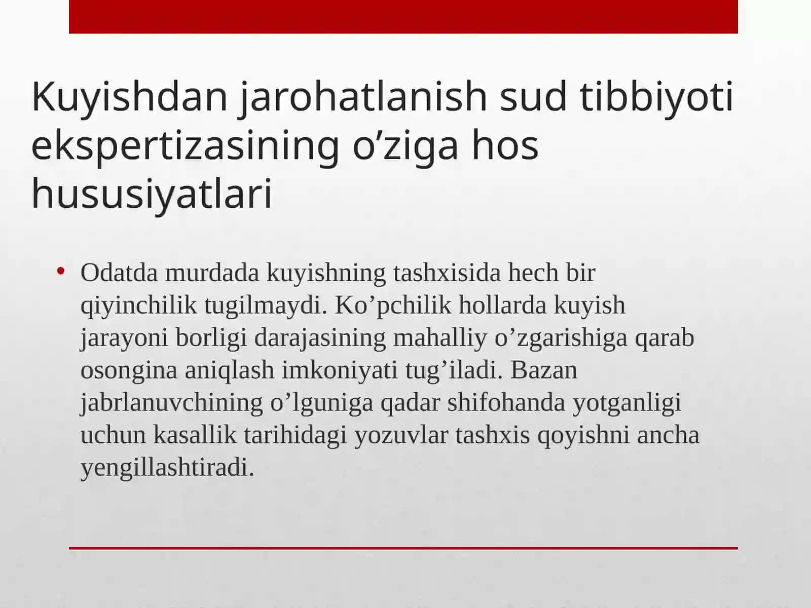 Yong’inda qolgan murdalarni tekshirish usullari 4