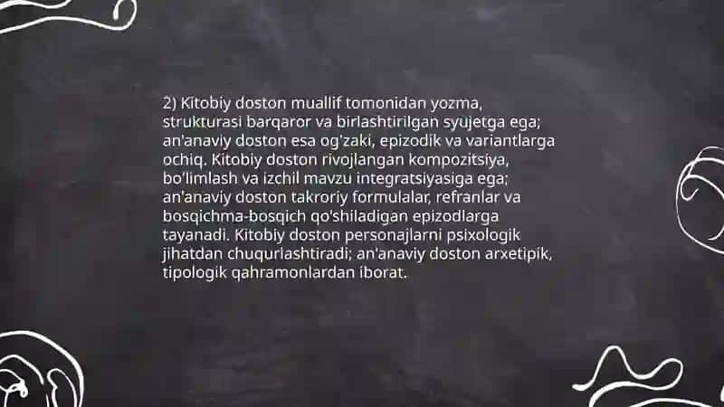 Kitobiy dostonlar 4