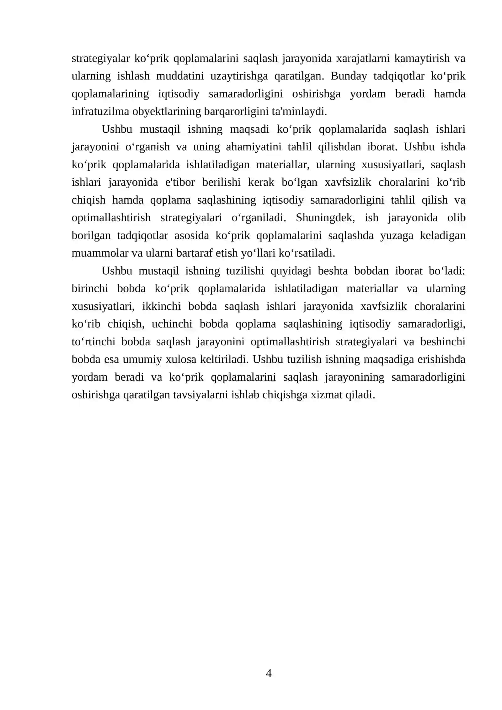 Ko‘prik qoplamalarida saqlash ishlari 4