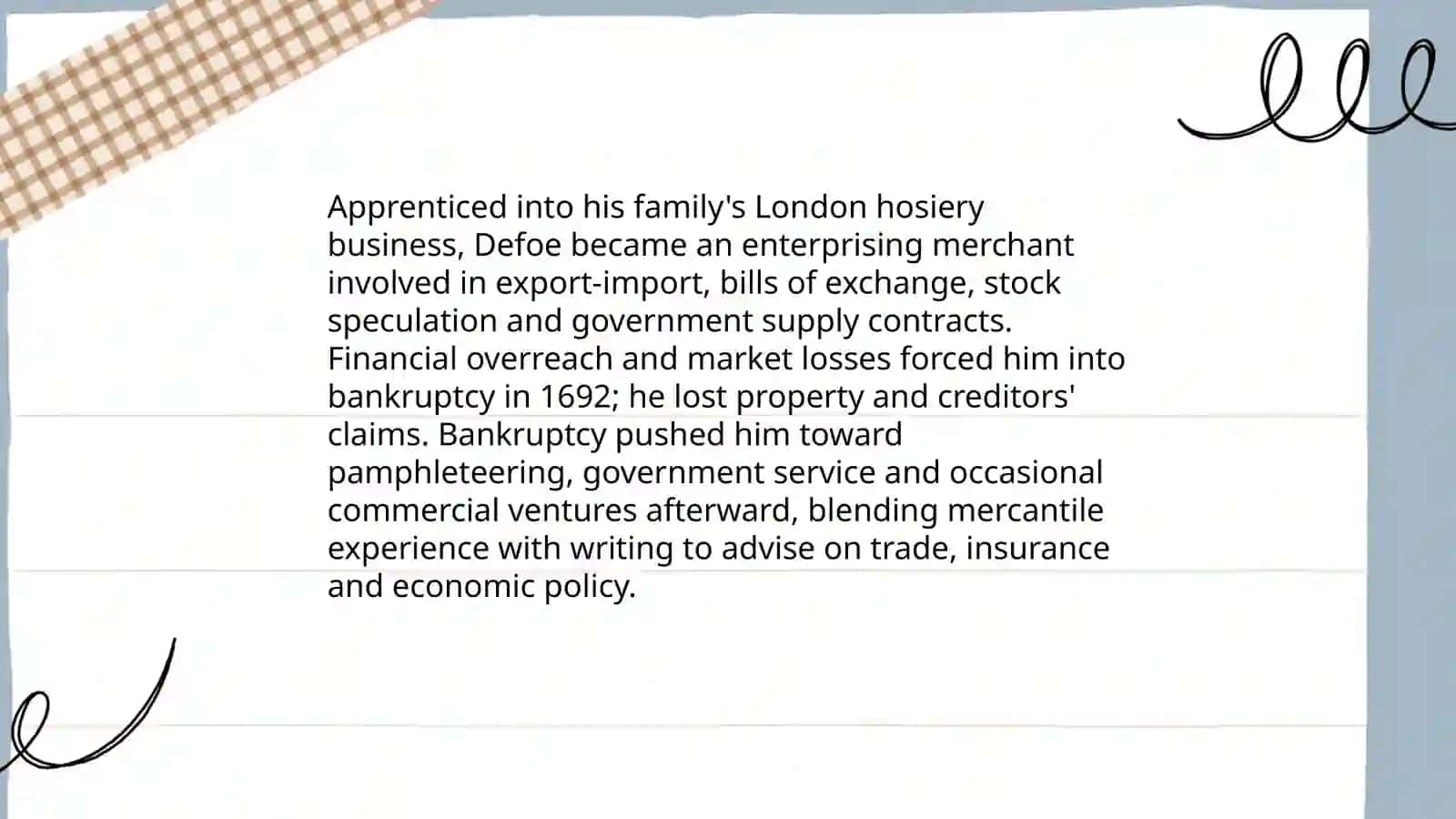 DANIEL DEFOE 4