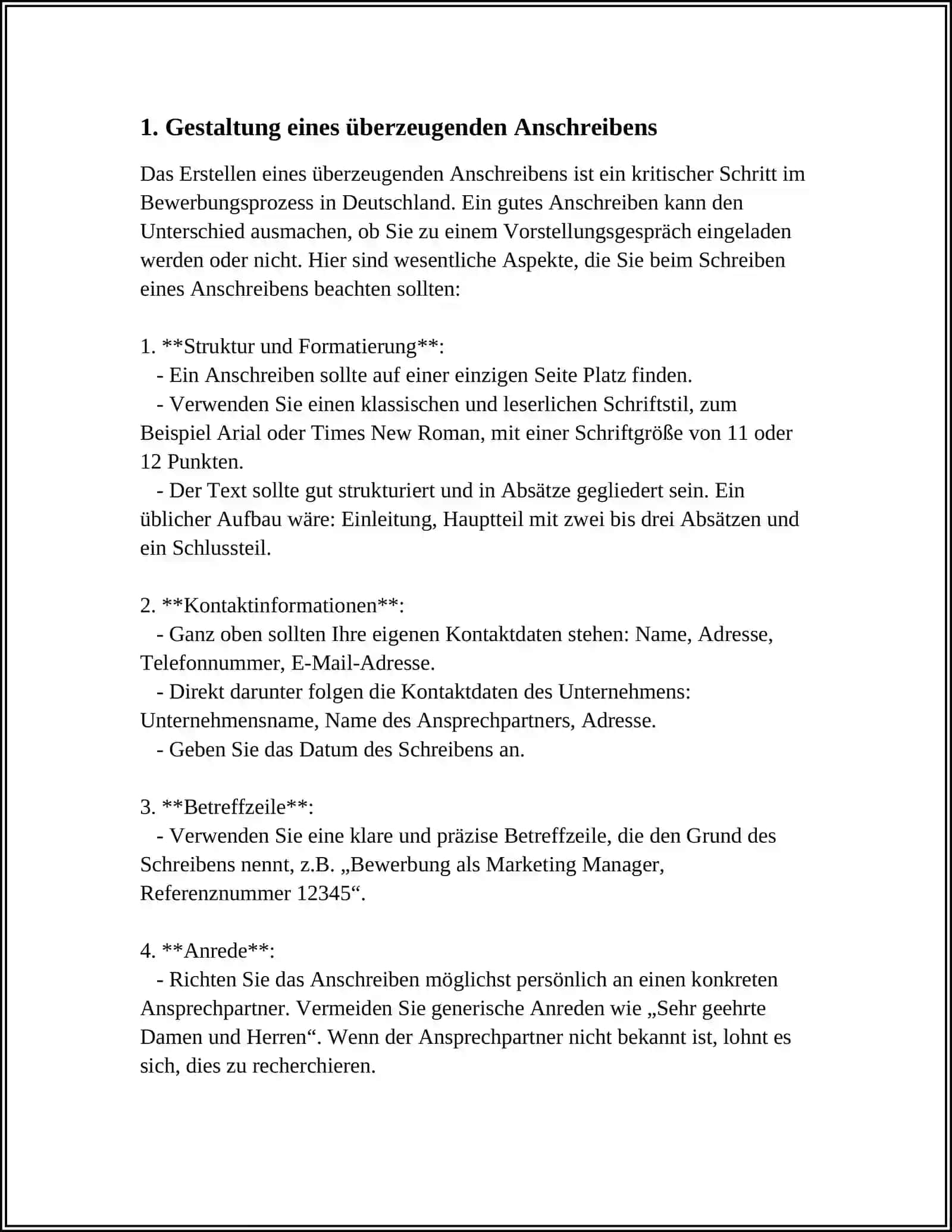 BEWERBUNGUM EIN TRAINEEPROGRAMM BEI EINER VERZICHERUNG 4