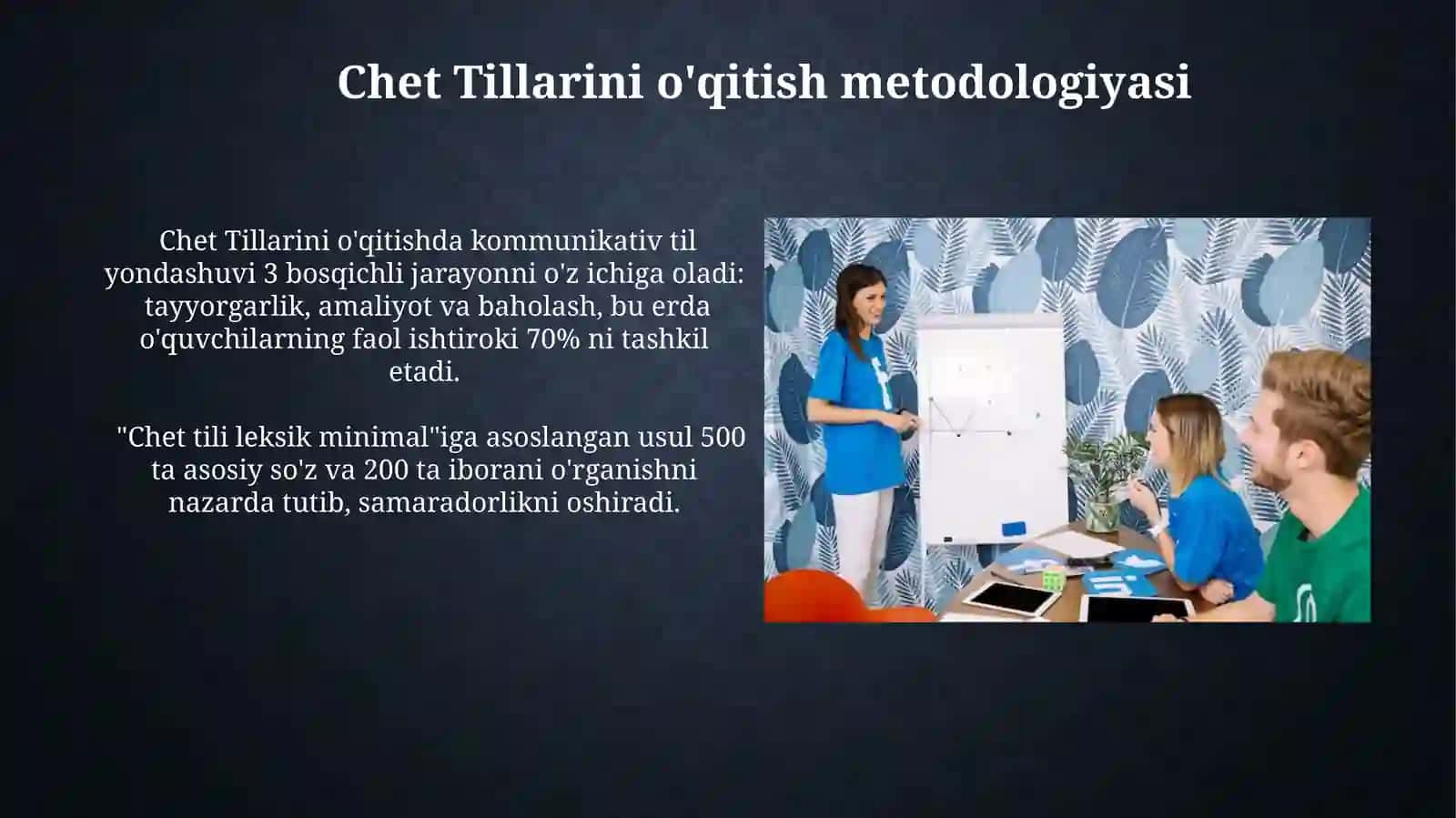 Chet tillarini o‘qitish metodikasivatamoyillari 4