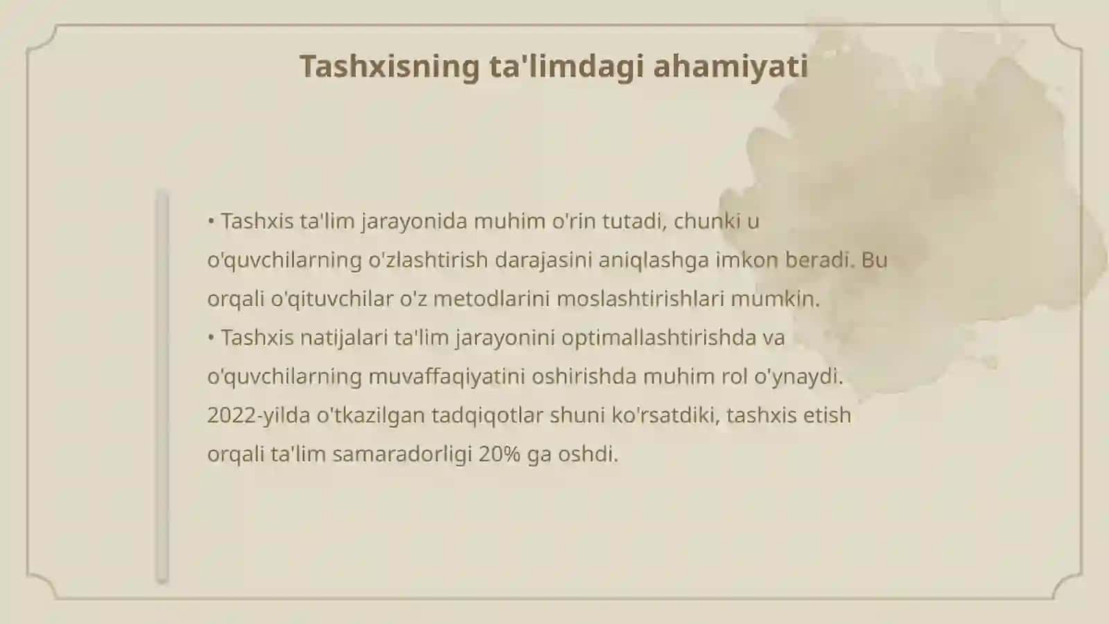 Tashxis etishning maqsadi 4