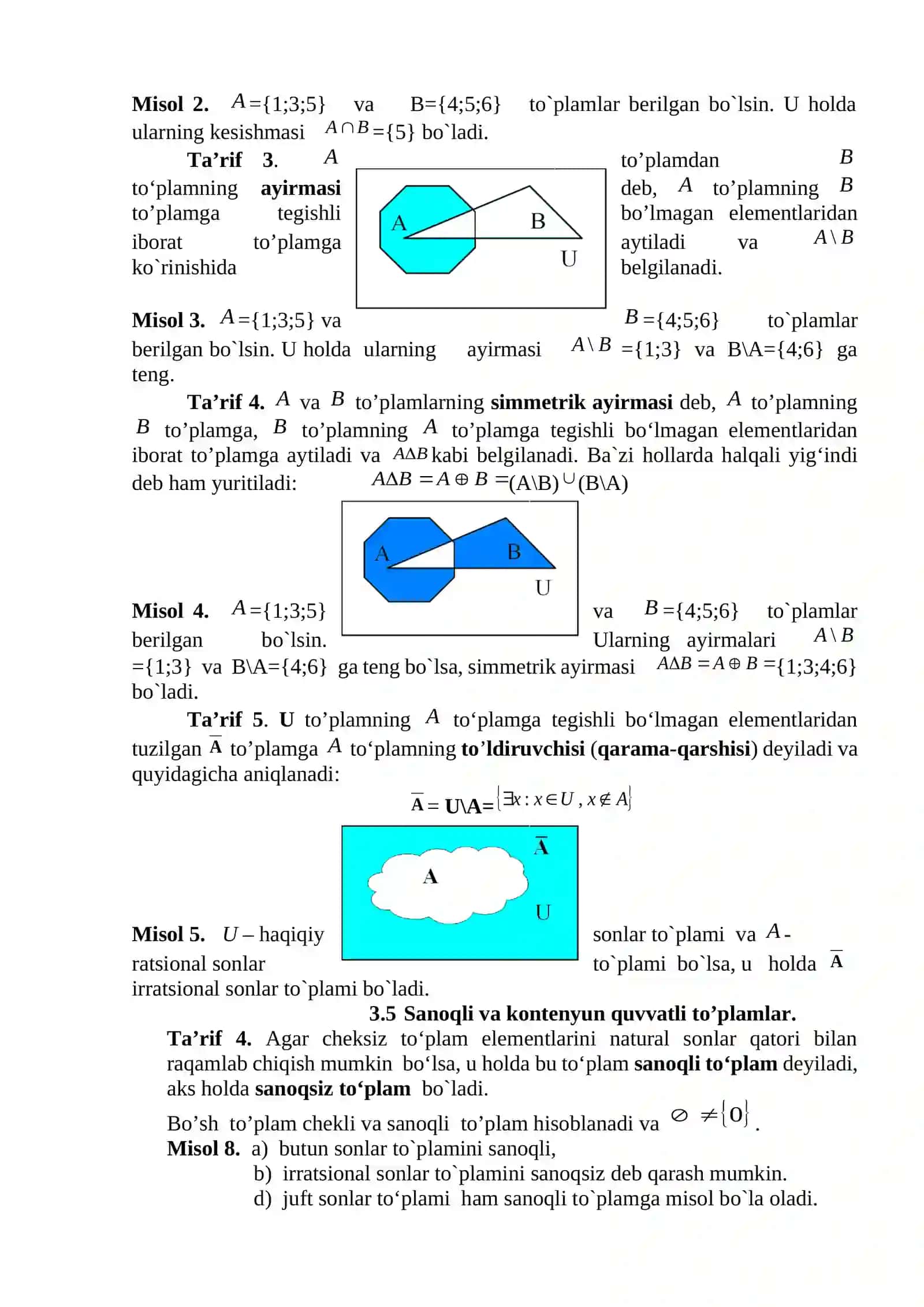 Eyler-Venn diagrammalari 4