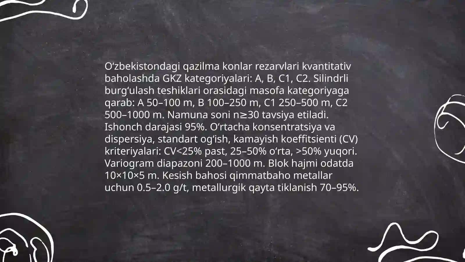Oʻzbekistondagi qazilma konlar haqida maʼlumotlarni sharhlash 4