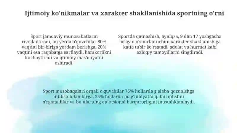 Sport musobaqalarining o‘quvchilar tarbiyasidagi ahamiyati 4