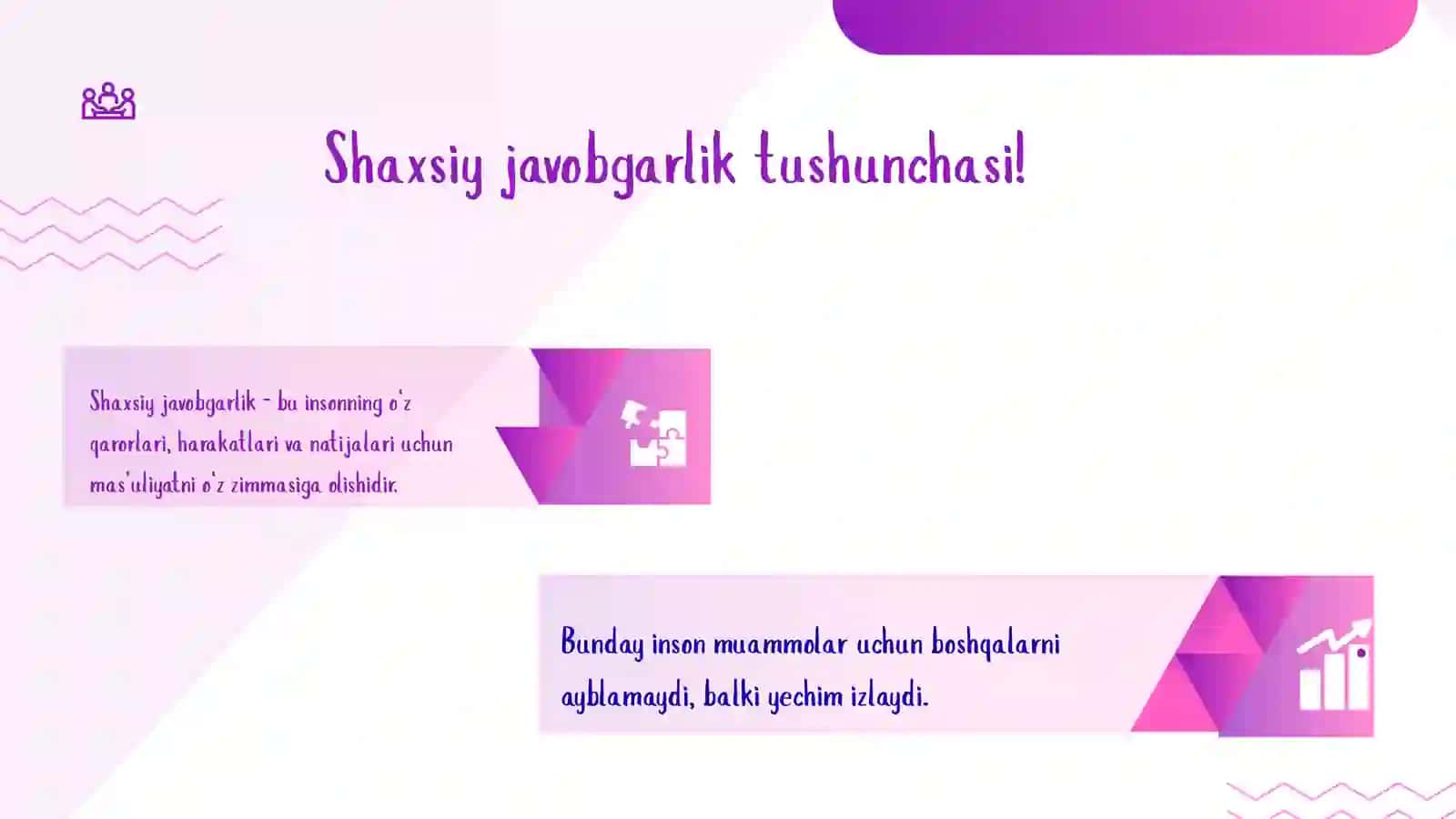 Muvaffaqiyat uchun shaxsiy javobgarlikni shakllantirish AKKK 4