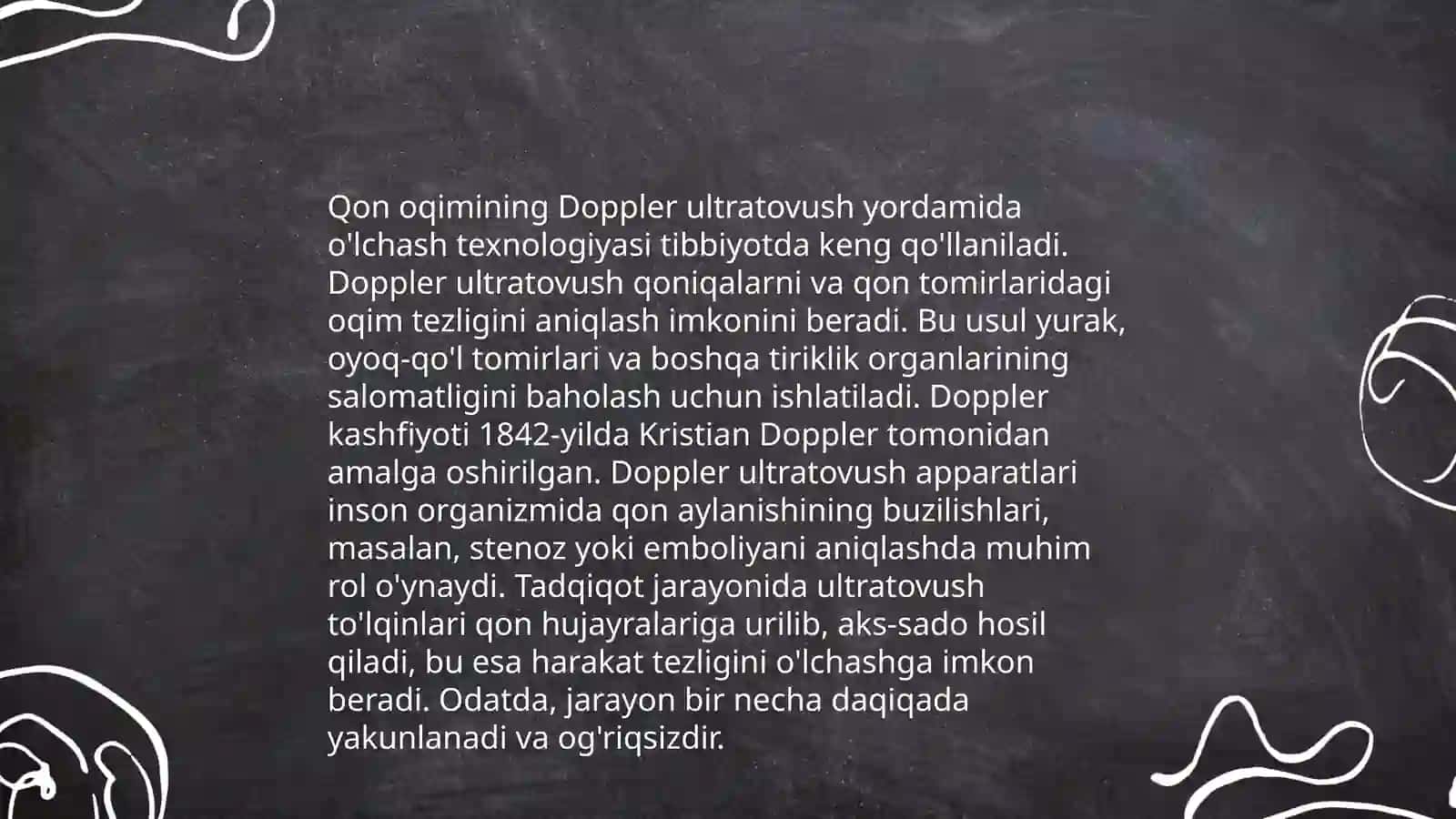 Doppler ultratovush va qon oqimini o'rganish 4