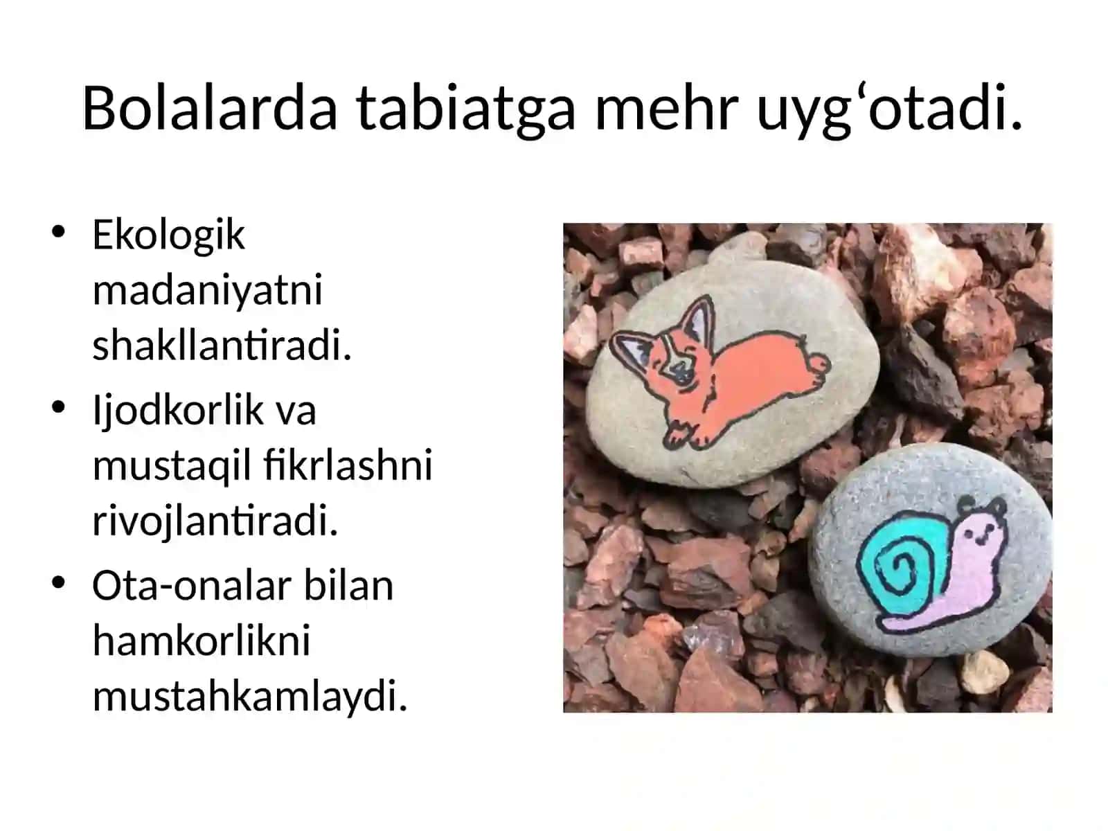 Tabiat materiallaridan ko'rgazmalar tayyorlash 4