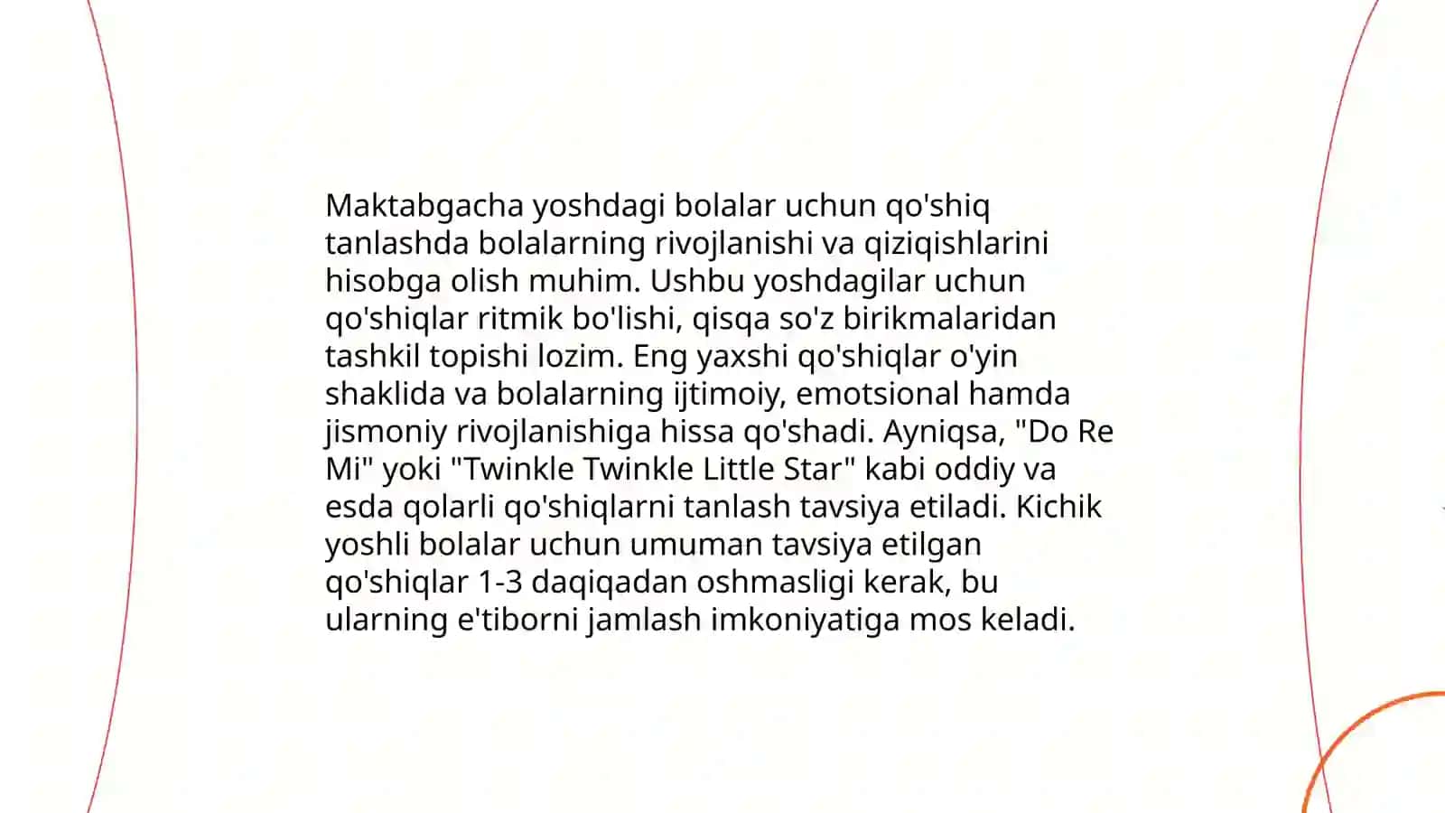 Maktabgacha yoshdagi bolalarning musiqaviy faoliyati mazmuni 4