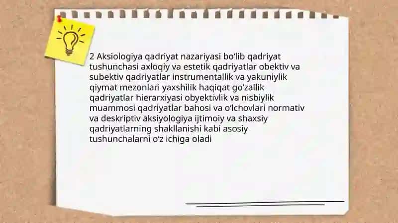 Qadriyatlar falsafasi 4