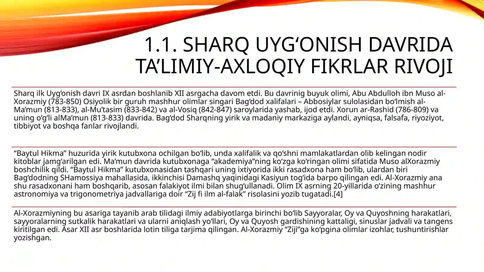 Sharq uyg‘onish davri pedagogik fikrlari 4