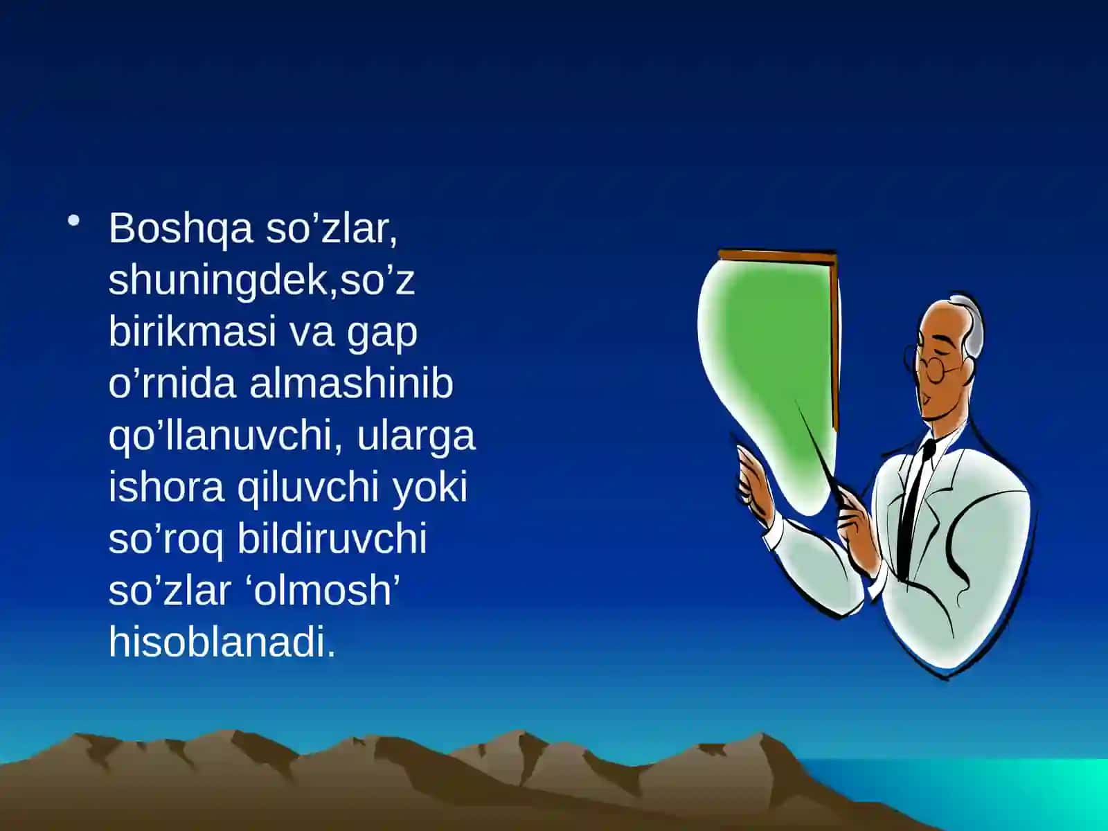 Olmosh so’z turkumi va uning tasnifi 4