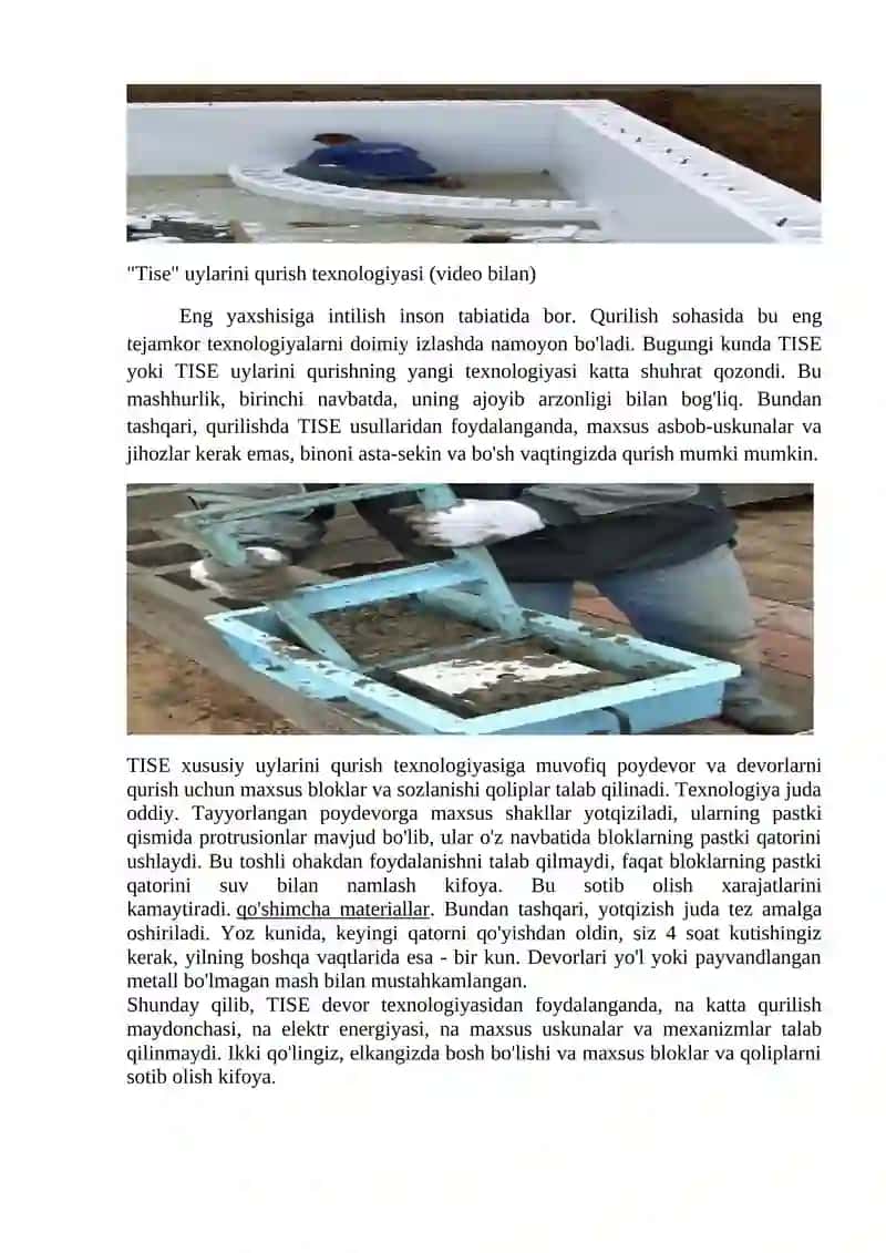 MUSTAQIL ISH.Uy va xonalarni tamirlashda qo'llaniladigan zamonaviy qurulish materiallari 4