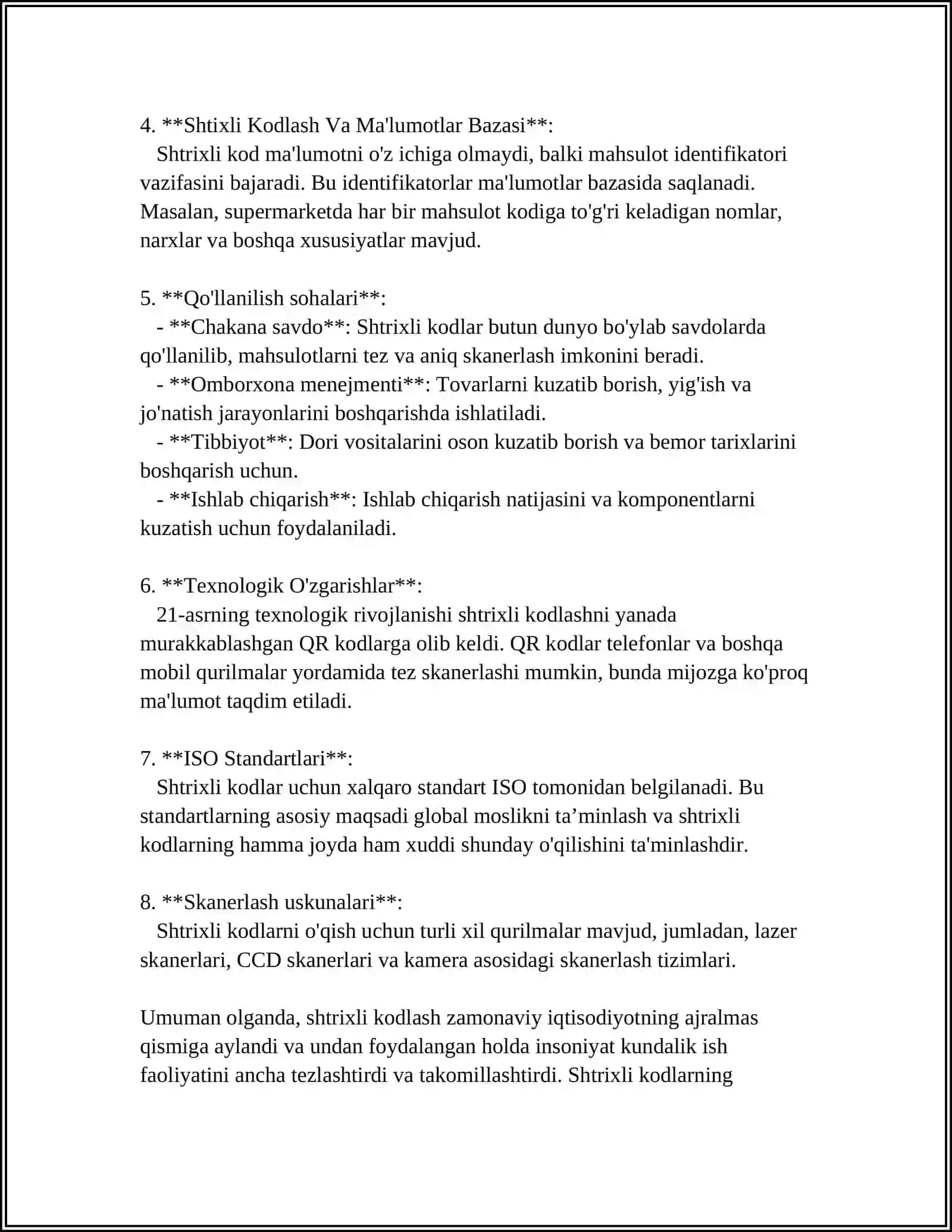 SHTRIXLI KODLASH 4