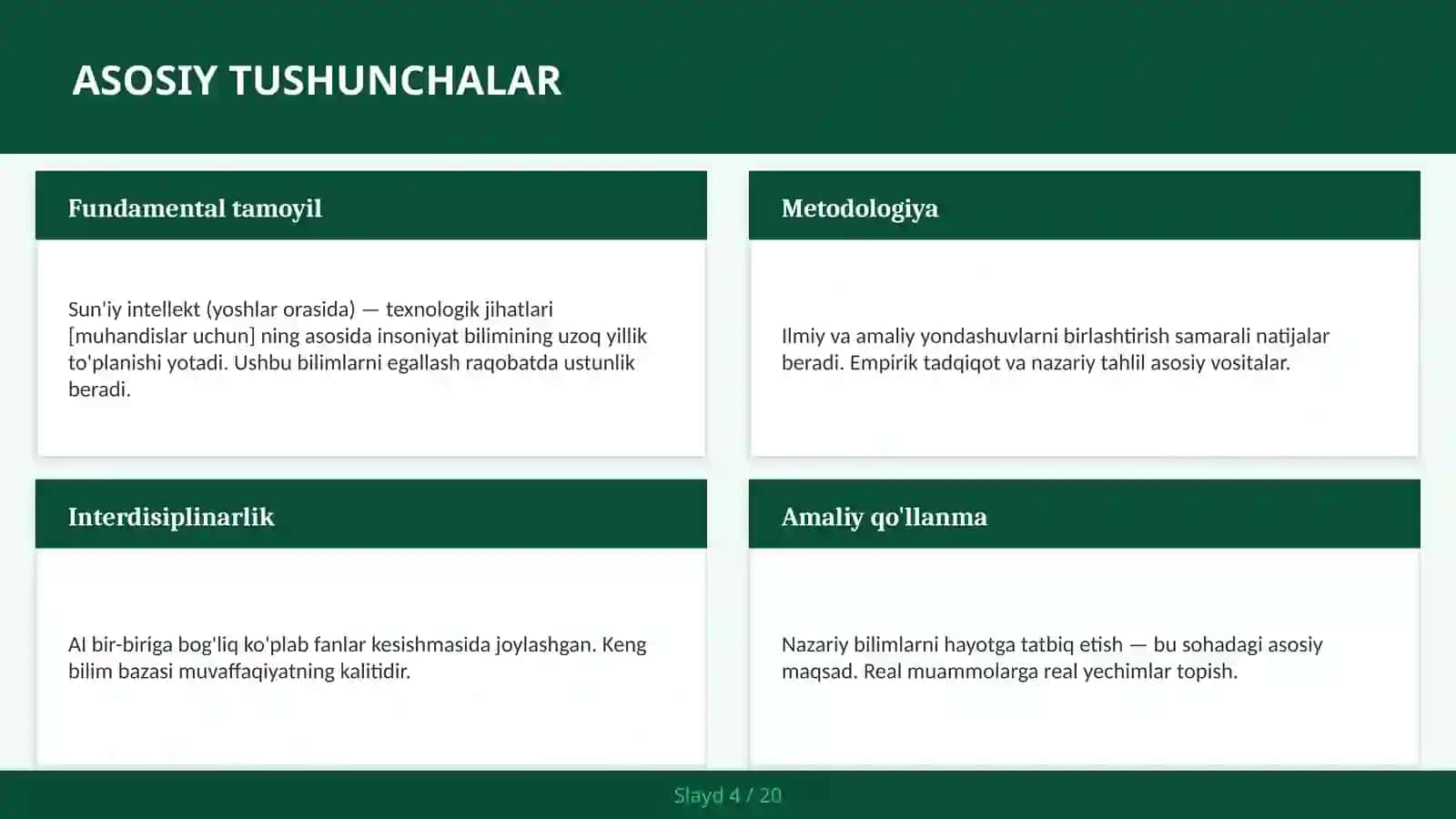 Sun'iy Intellekt (Yoshlar Orasida) — Texnologik Jihatlari [Muhandislar Uchun] 4