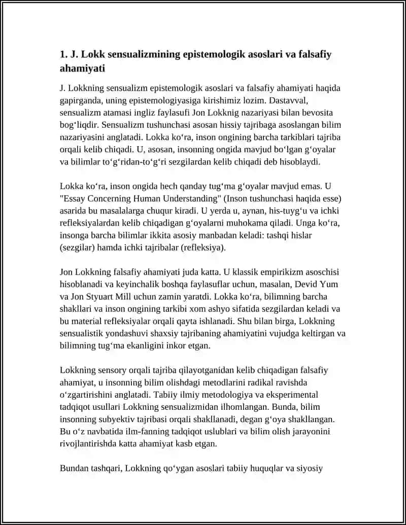 J.LOKK SENSUALIZIMINING FALSAFIY AHAMIYATI 4