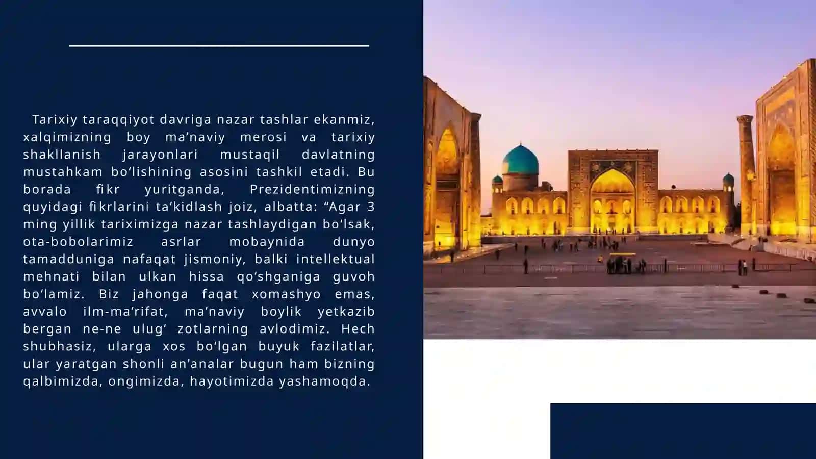 SIDAGI MUSTAQILLIK DARSI 4