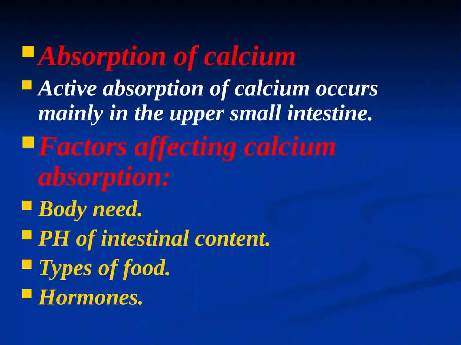 Calcium metabolism 4
